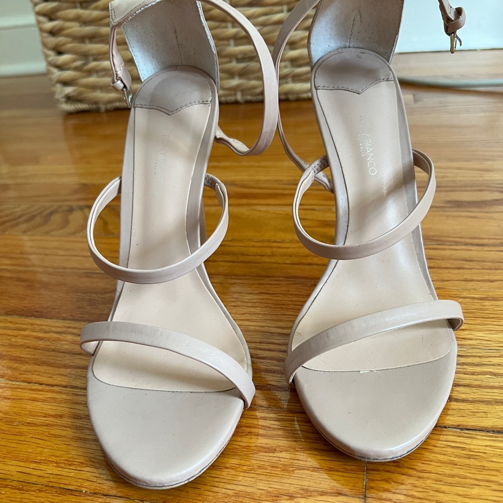 Tony Bianco Atkins Heel in Nude Capretto - Picture 2 of 5